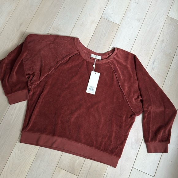 Suzi Kondi Tops - Suzie Kondi beach terry KINNA Saba Raglan top